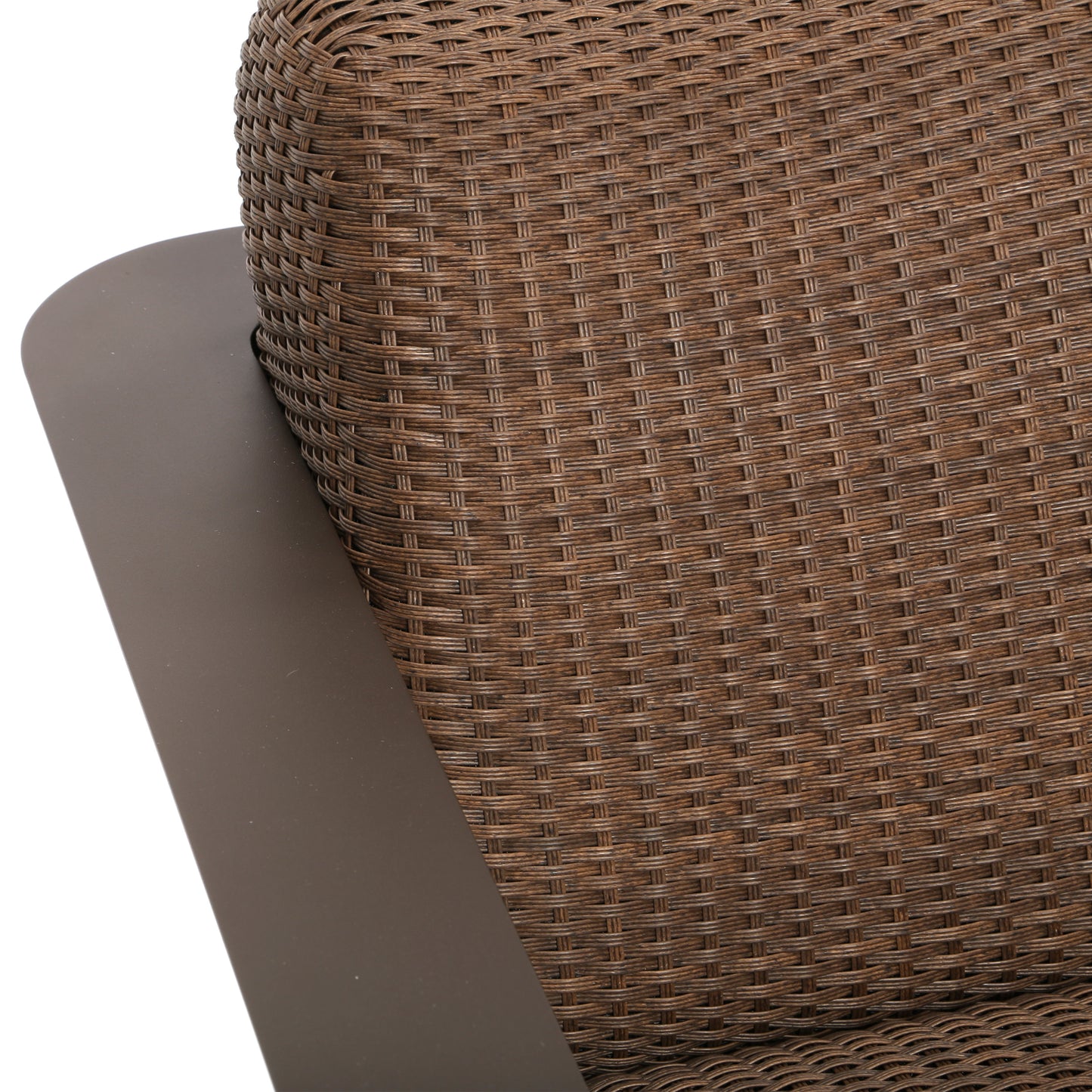 Corte Sofa Hazel Weave Cocoa Frame Detail, image 3