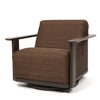 Corte Padded Swivel Glider Club Chair