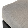 Costa Ottoman Canvas Flint Sunbrella Cushion