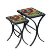 Dahila Nesting Table Set Black Frame