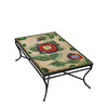 Dahlia Rec Coffee Table Black Frame