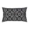 Designer Lumbar Pillow Bakuba Ebony