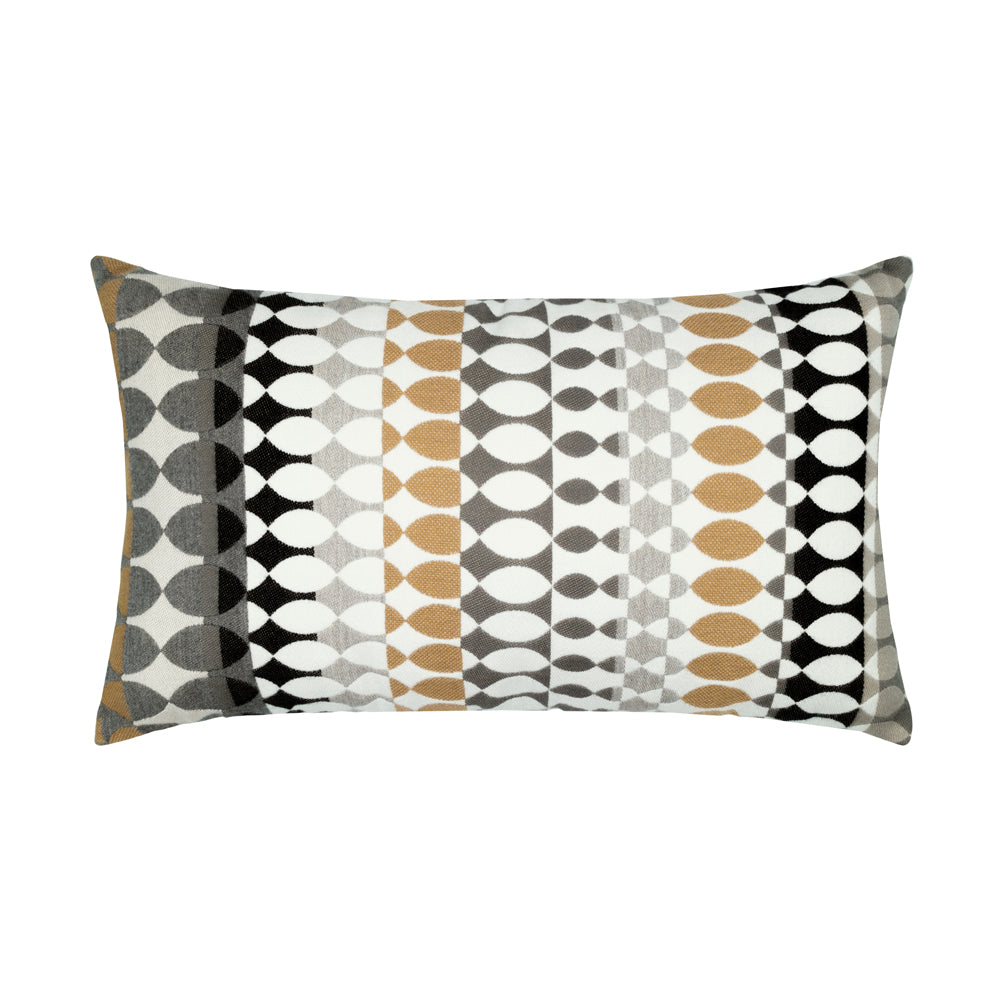 Designer Lumbar Pillow Modern Oval Dune