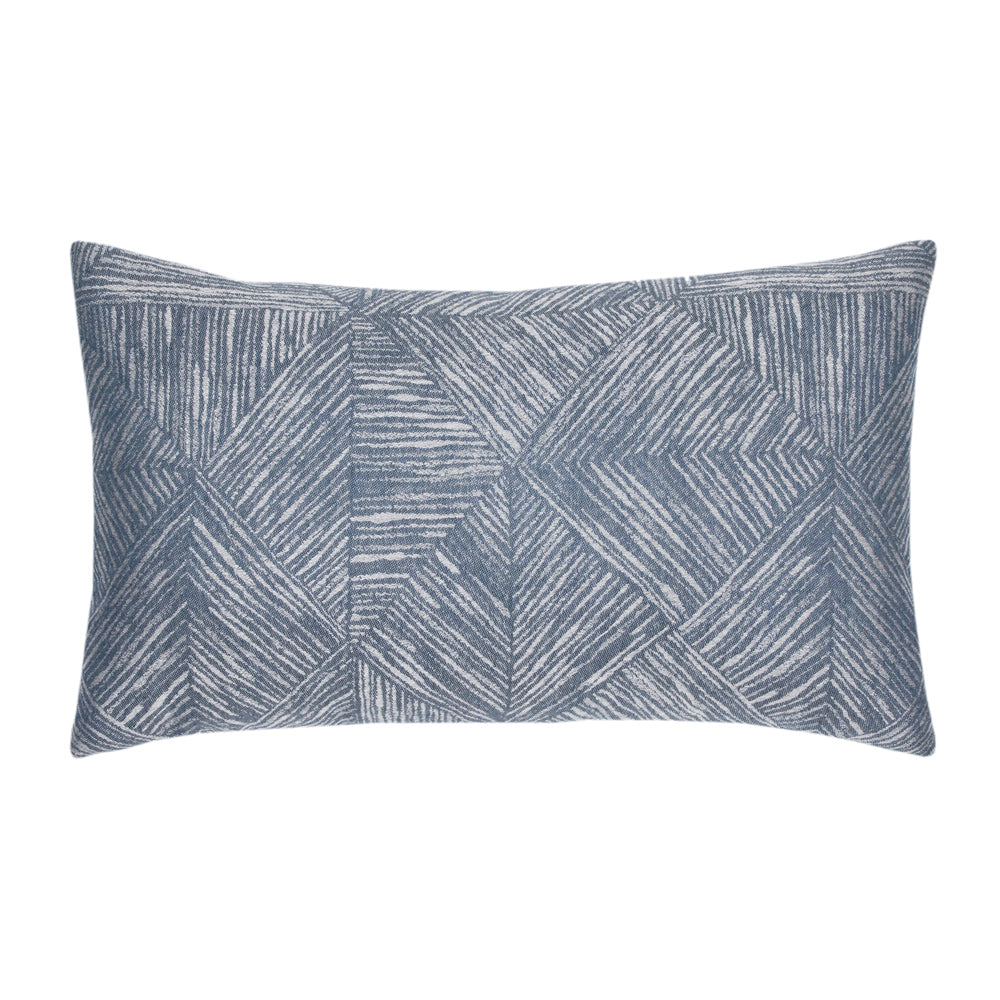 Designer Lumbar Pillow Reimagine Denim