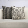20" Square Elaine Smith Pillow  Intertwine Ebony