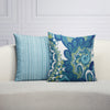 20" Square Elaine Smith Pillow  Floral Wave