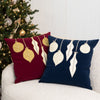 20" Square Elaine Smith Pillow Ornaments Midnight