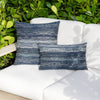 20" Square Elaine Smith Pillow Textured Indigo