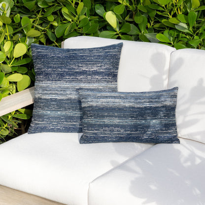 
                  20" Square Elaine Smith Pillow Textured Indigo - Image 5
                