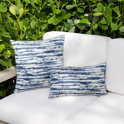 
                  20" Square Elaine Smith Pillow  Linear Indigo - Image 5
                