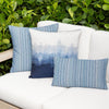 12" x 20" Elaine Smith Pillow Kaleidoscope Indigo