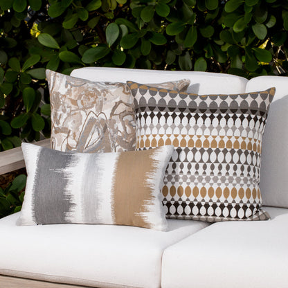 
                  20" Square Elaine Smith Pillow  Modern Oval Dune - Image 5
                