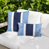 20" Square Elaine Smith Pillow  Nevis Ocean