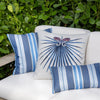 22" Square Elaine Smith Pillow  Chameleon Capri