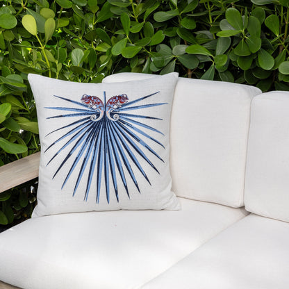 
                  22" Square Elaine Smith Pillow  Chameleon Capri - Image 5
                