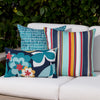 20" Square Elaine Smith Pillow  Sicily Stripe