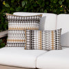 20" Square Elaine Smith Pillow  Modern Oval Dune