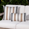 20" Square Elaine Smith Pillow  Dune Stripe