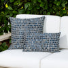 12" x 20" Elaine Smith Pillow  Thumbprint Indigo