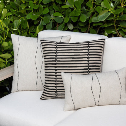 
                  12" x 20" Elaine Smith Pillow  Oblique Ebony - Image 5
                