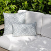 20" Square Elaine Smith Pillow  Bakuba Stream