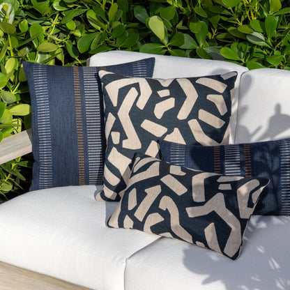 
                  20" Square Elaine Smith Pillow  Journey Indigo - Image 6
                