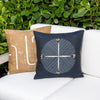 20" Square Elaine Smith Pillow  Instinct Caramel