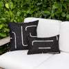 12" x 20" Elaine Smith Pillow Instinct Ebony