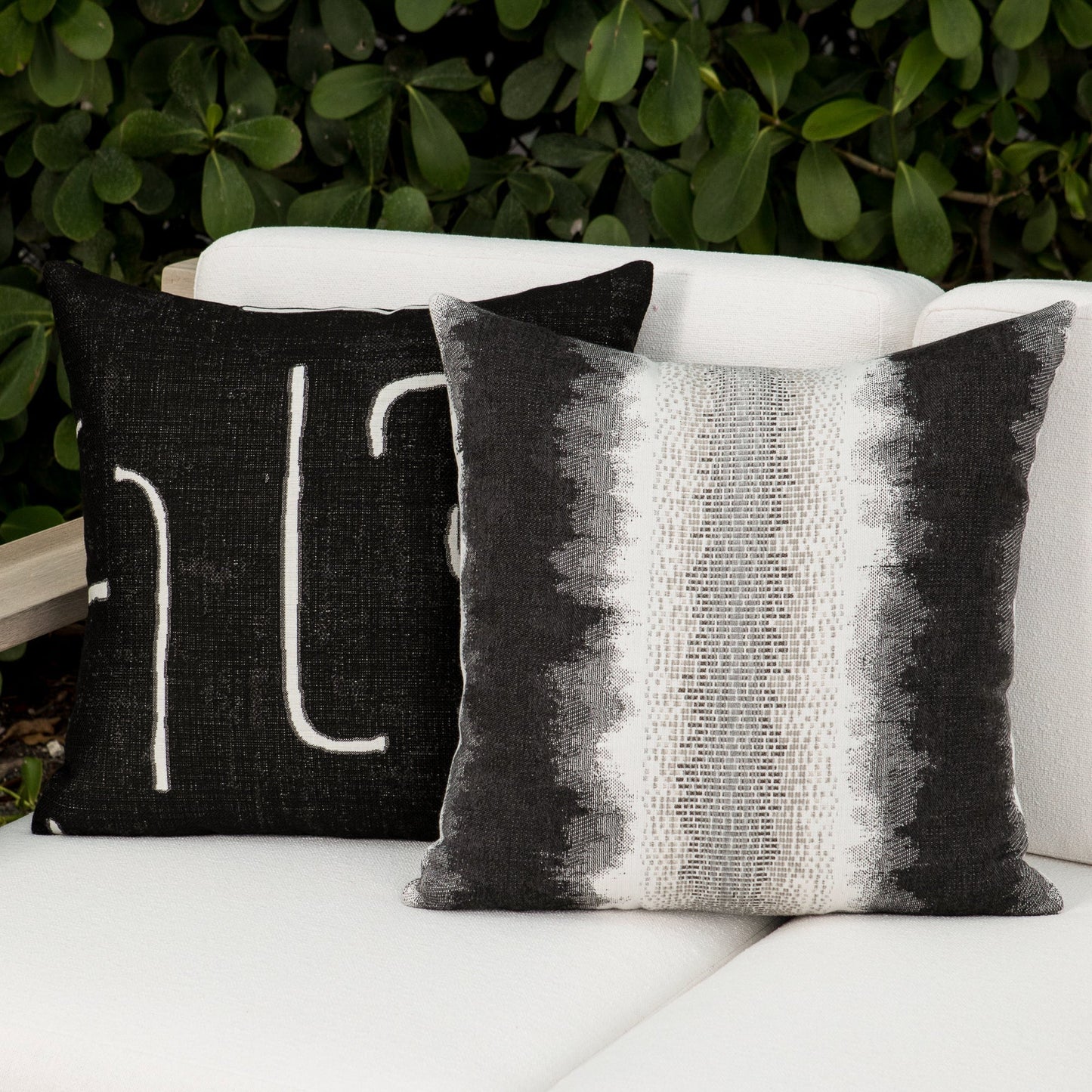 20" Square Elaine Smith Pillow  Resilience Charcoal, image 4