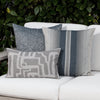 22" Square Elaine Smith Pillow Ombre Indigo