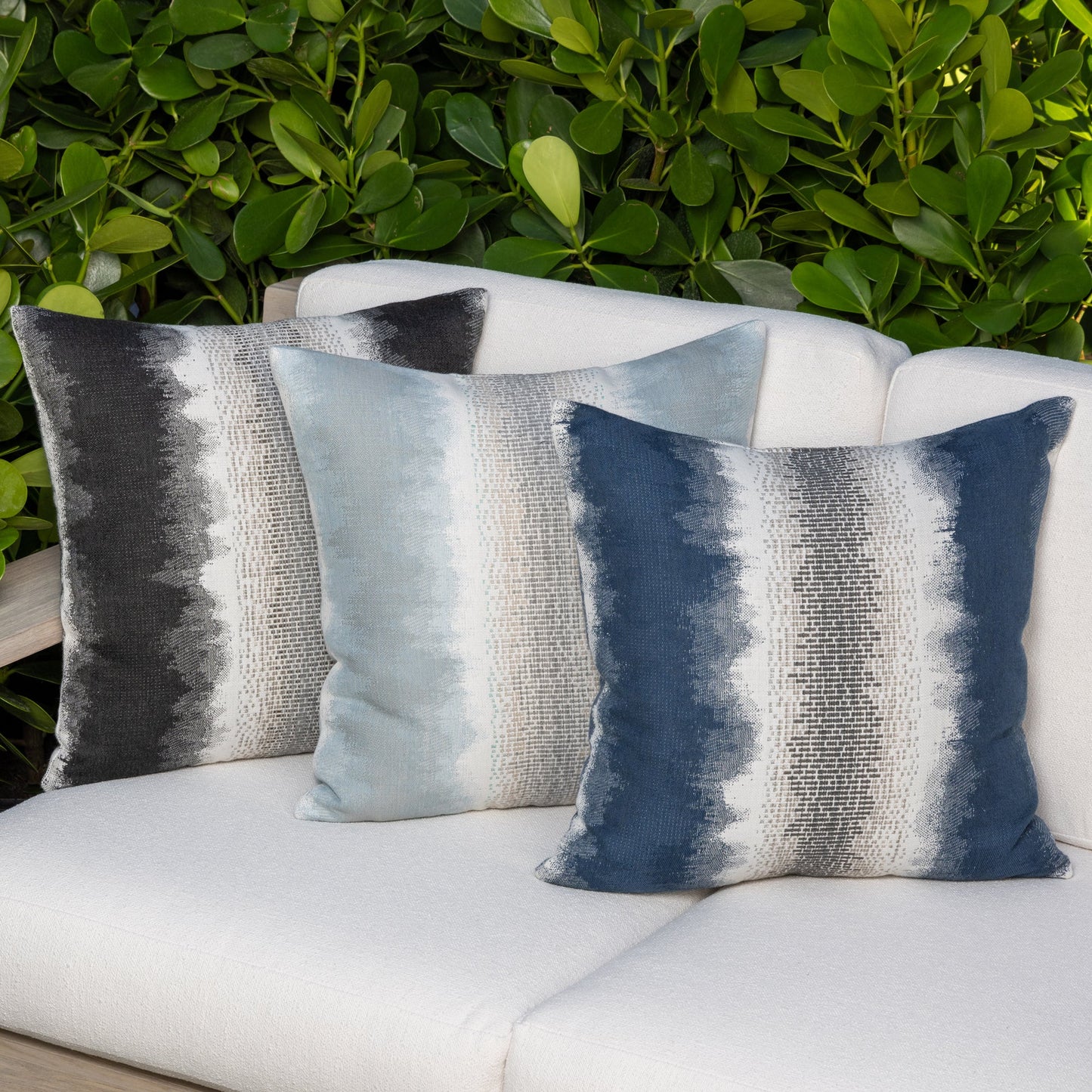 20" Square Elaine Smith Pillow  Resilience Indigo, image 7