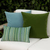 20" Square Elaine Smith Pillow  Lush Velvet Ivy