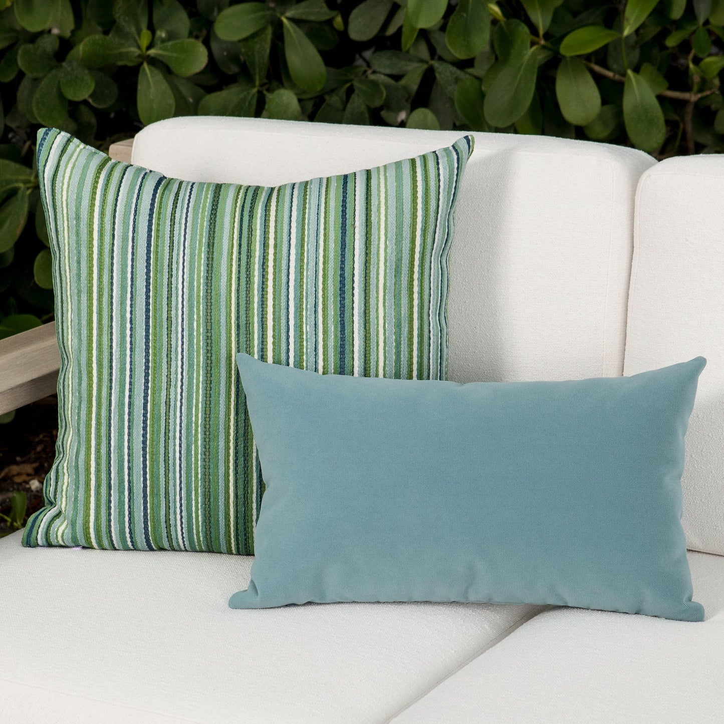 20" Square Elaine Smith Pillow Lush Velvet Nature, image 5