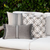 20" Square Elaine Smith Pillow  Grigio Rope
