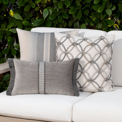
                  20" Square Elaine Smith Pillow  Grigio Rope - Image 5
                