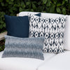 12" x 20" Elaine Smith Pillow Progress Indigo