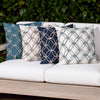 20" Square Elaine Smith Pillow  Lagoon Rope