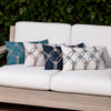 12" x 20" Elaine Smith Pillow Lagoon Rope