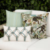 12" x 20" Elaine Smith Pillow Aqua Rope