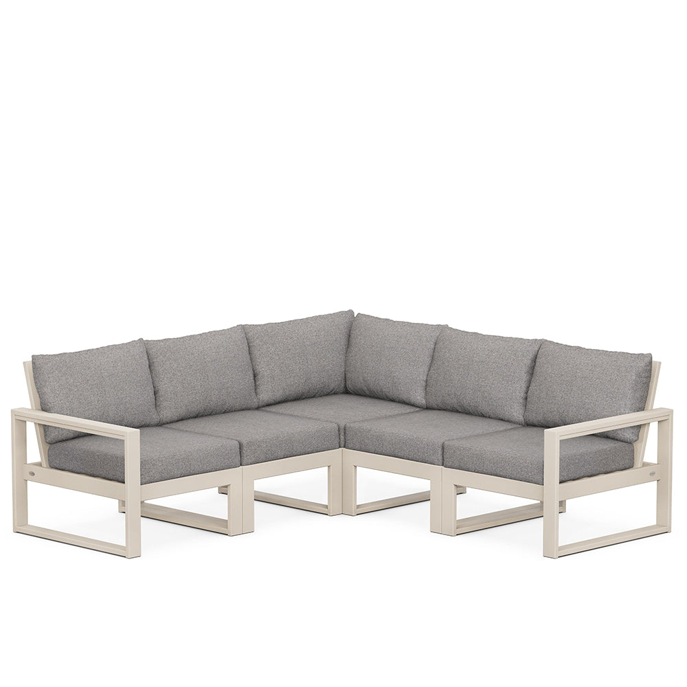 Edge 5 Piece Sectional Set Sand Frame Grey Mist Cushion, image 62