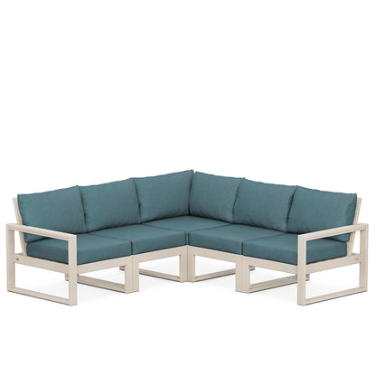 
                  Edge 5 Piece Sectional Set Sand Frame Ocean Teal Cushion - Image 68
                