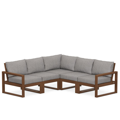 
                  Edge 5 Piece Sectional Set Teak Frame Grey Mist Cushion - Image 76
                