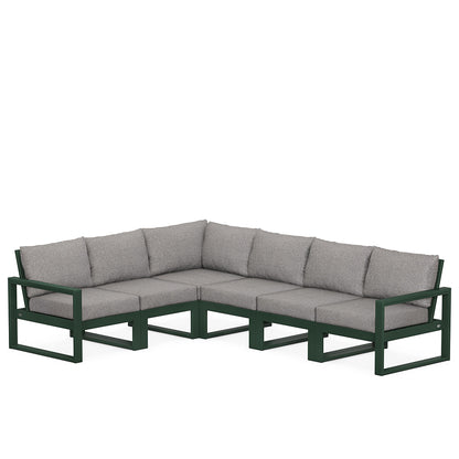 
                  Edge 6 Piece Sectional Set Green Frame Grey Mist Cushion - Image 20
                