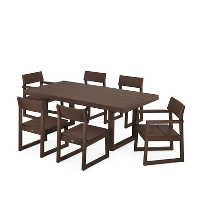 
                  Edge 7 Piece Dining Set Mahogany - Image 5
                