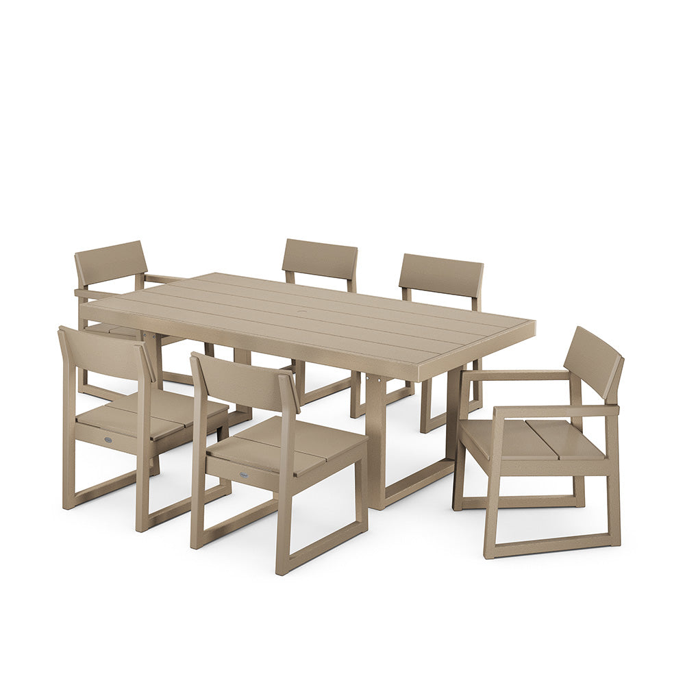 Edge 7 Piece Dining Set Vintage Sahara, image 9