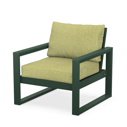 
                  Edge Club Chair Green Frame Chartreuse Boucle Cushion - Image 16
                