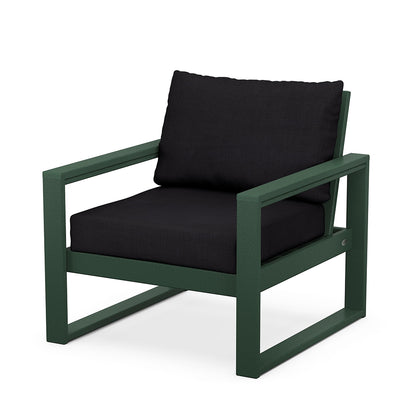 
                  Edge Club Chair Green Frame Midnight Linen Cushion - Image 22
                