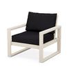 Edge Club Chair Sand Frame Midnight Linen Cushion