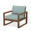 Edge Club Chair Teak Frame Glacier Spa Cushion