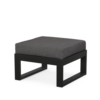 
                  Edge Ottoman Black Frame Ash Charcoal Cushion - Image 2
                